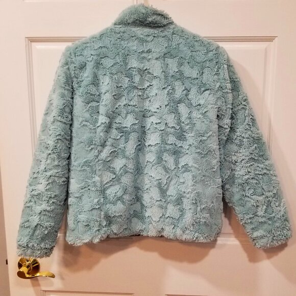 Girls' The North Face Mossbud Swirl Reversible Jacket, Size L (14/16), EUC - Picture 8 of 16